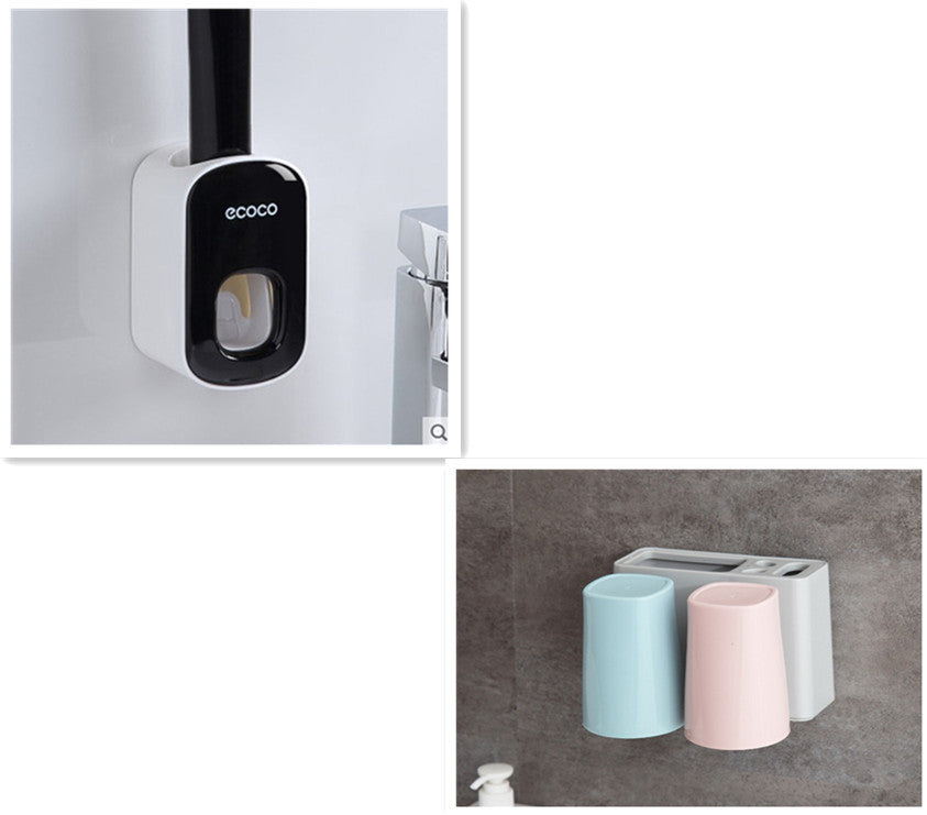 Automatisk tandkräms hållare