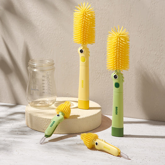 2-i-1 Dinosaurie Rengörings borste