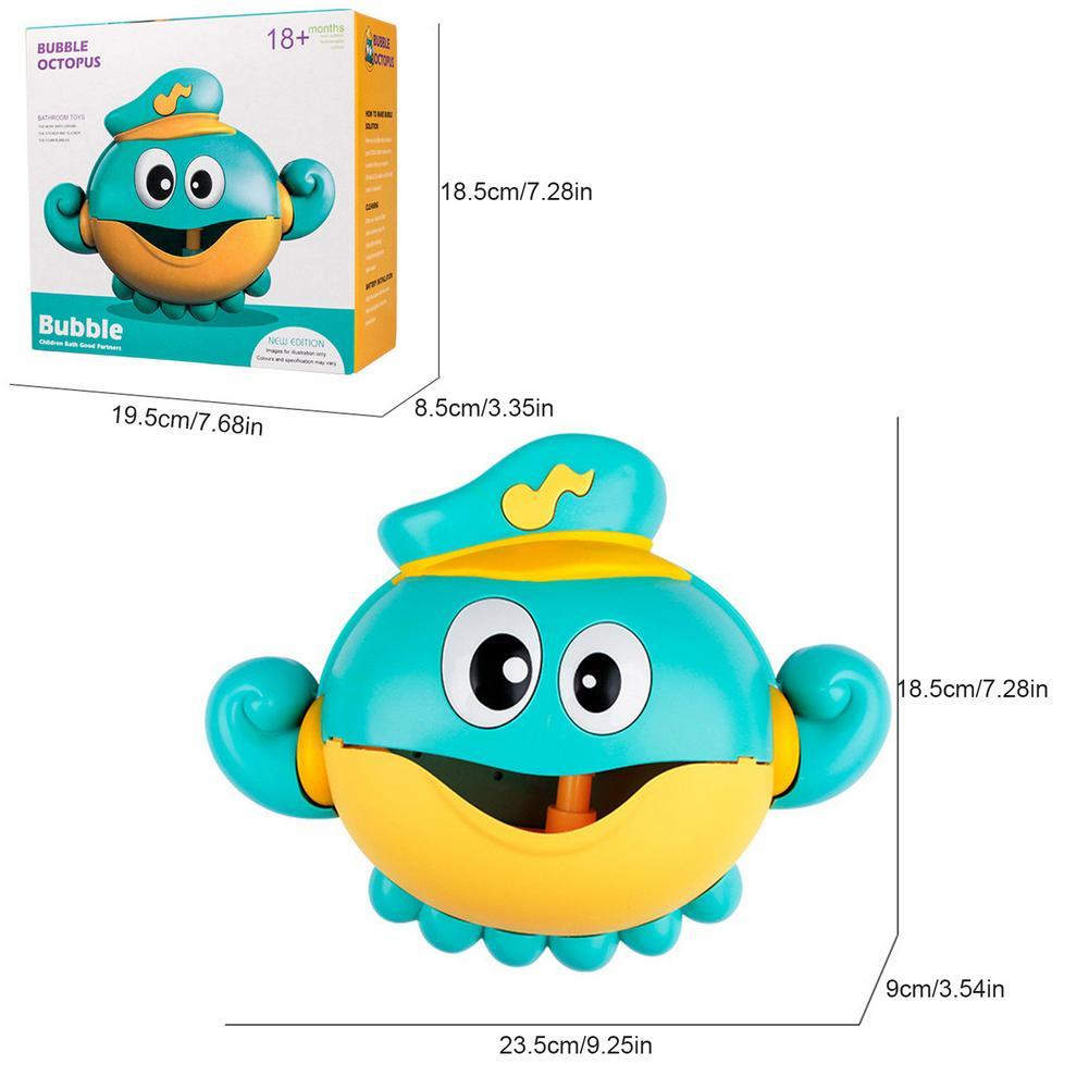 Bubble Octopus – Automatisk Bubbelmaskin för Bad