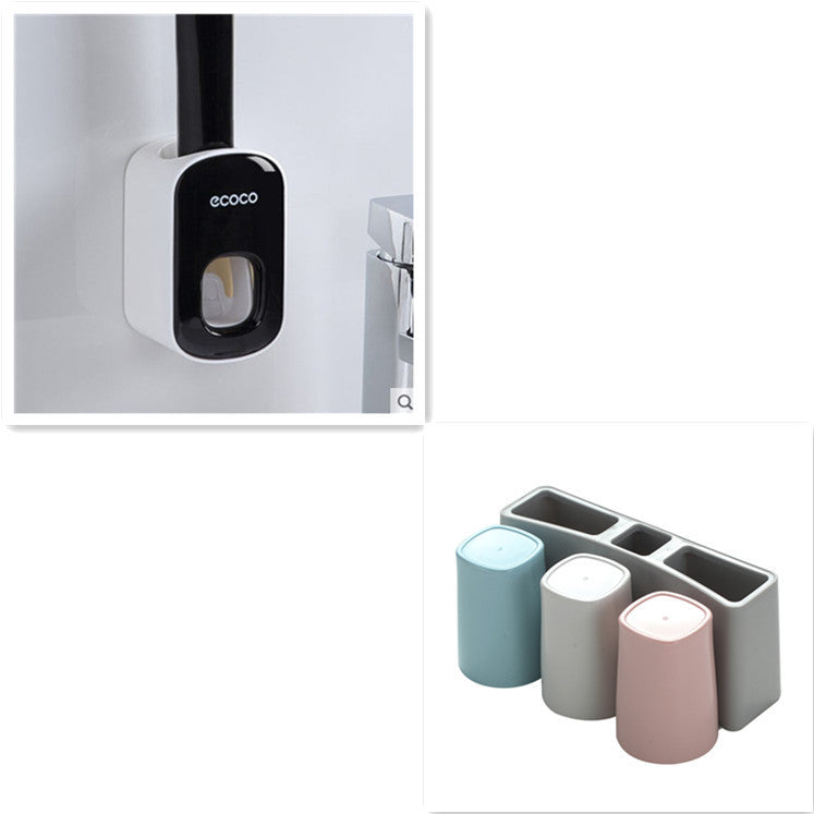 Automatisk tandkräms hållare